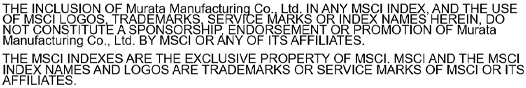 MSCI disclaimer